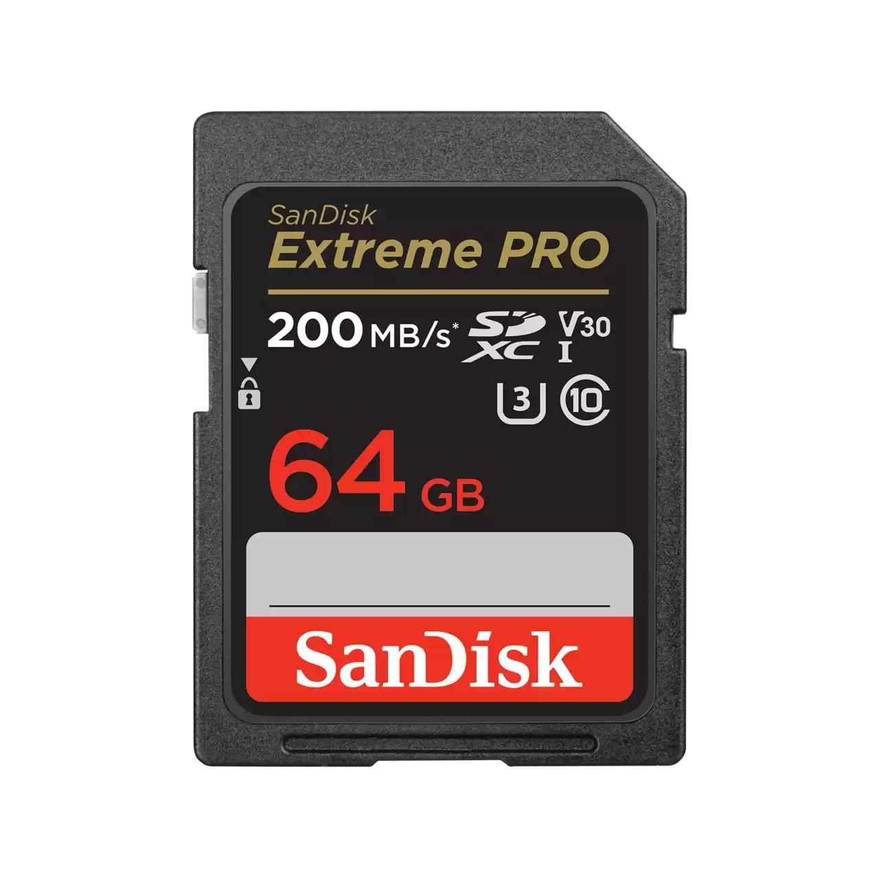 SanDisk Extreme Pro SDXC 64GB 200MB/s
