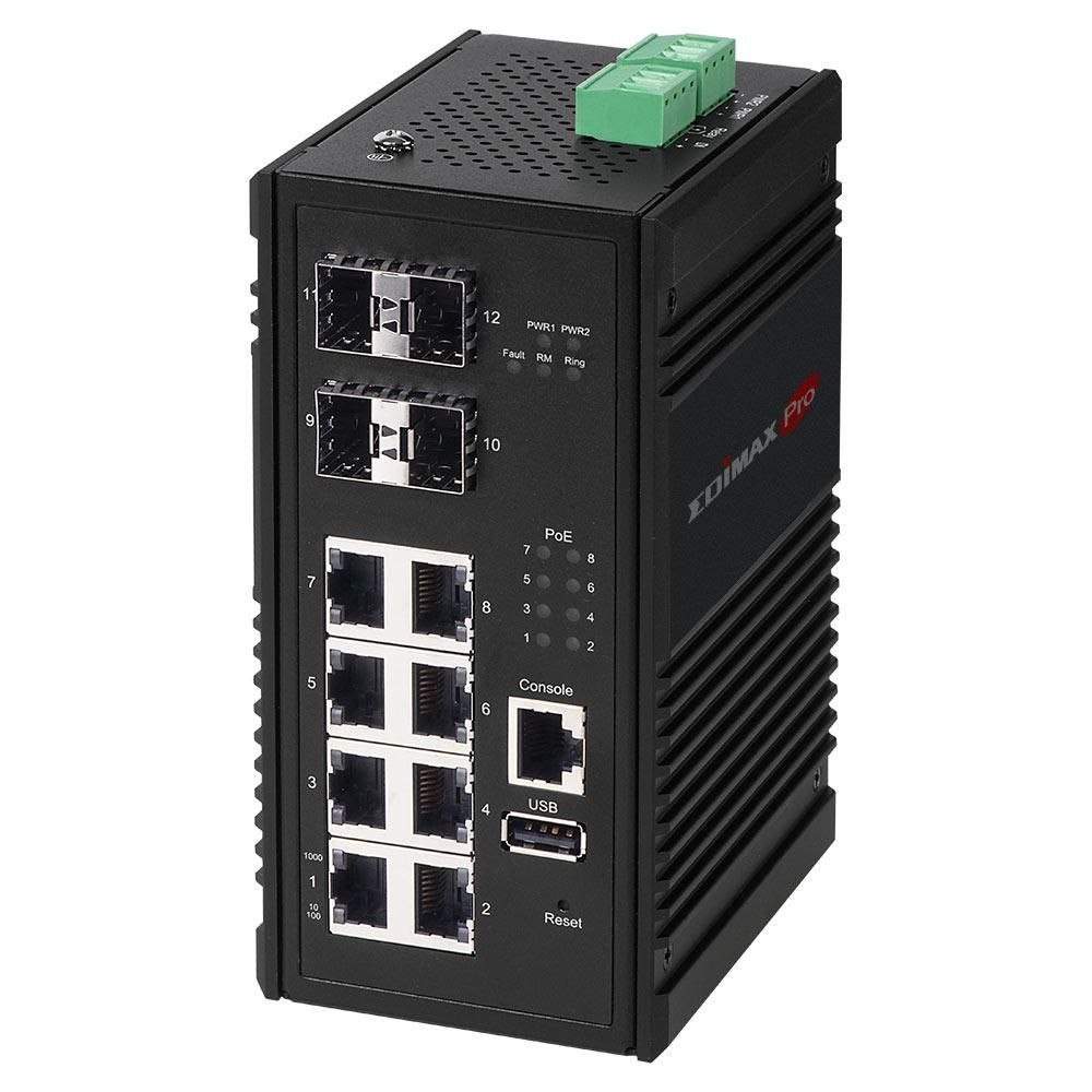 Edimax Pro Igs-5408P Switch 8-Porte Gigabit PoE+