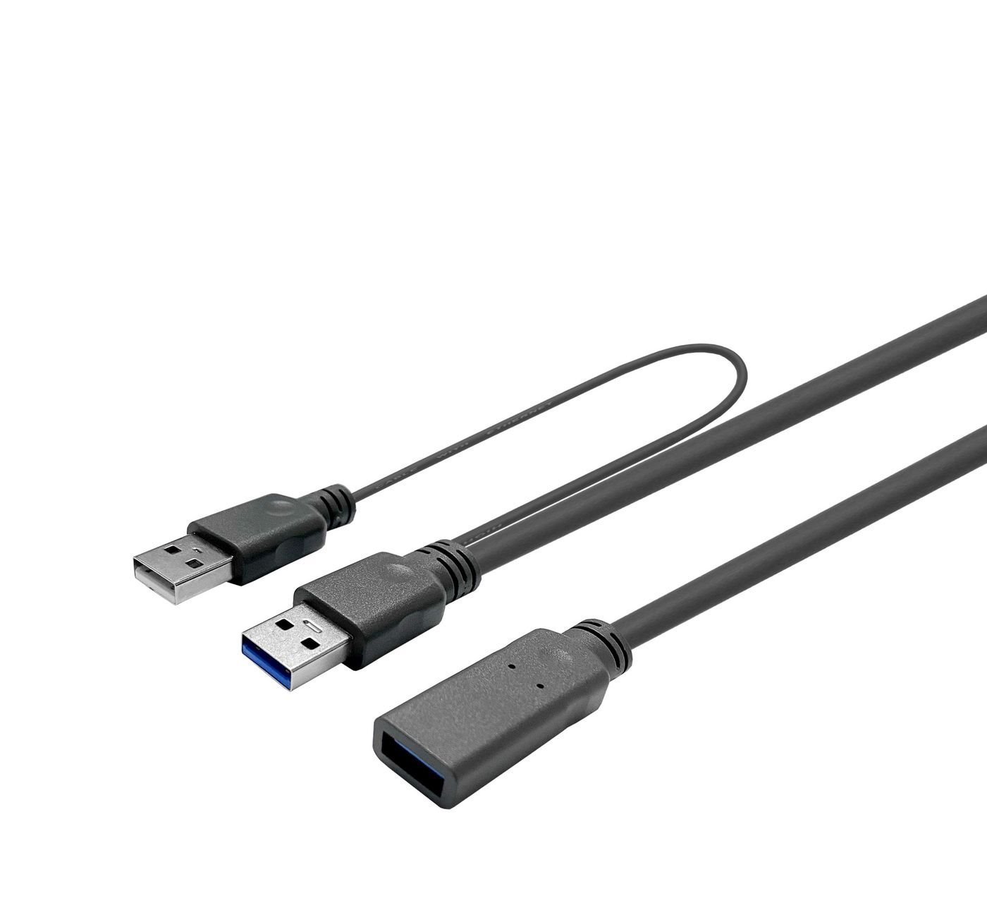 VivoLink Pro Usb 2.0 / Usb 3.0 / Usb 3.2 Gen 1 Usb Forlængerkabel 12.5M Sort