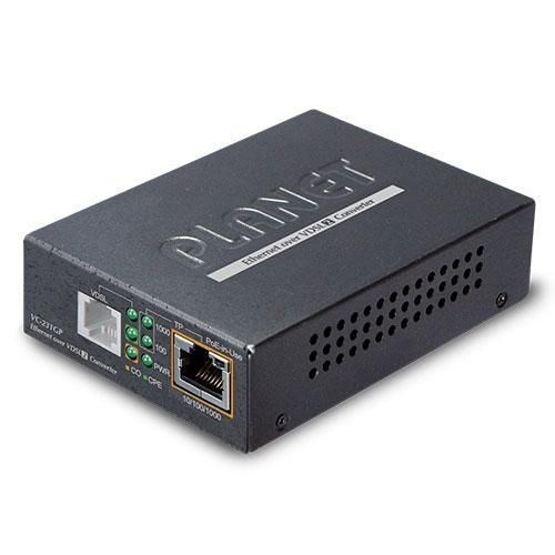 Planet VC-231 Netværksomformer Til Medie 100 Mbit/S Sort