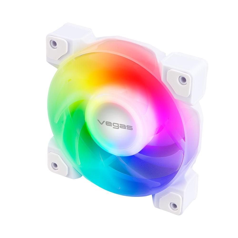Akasa Vegas A-Series Ak-Fn111-Wh Fan 1-Pack Hvid 120 MM