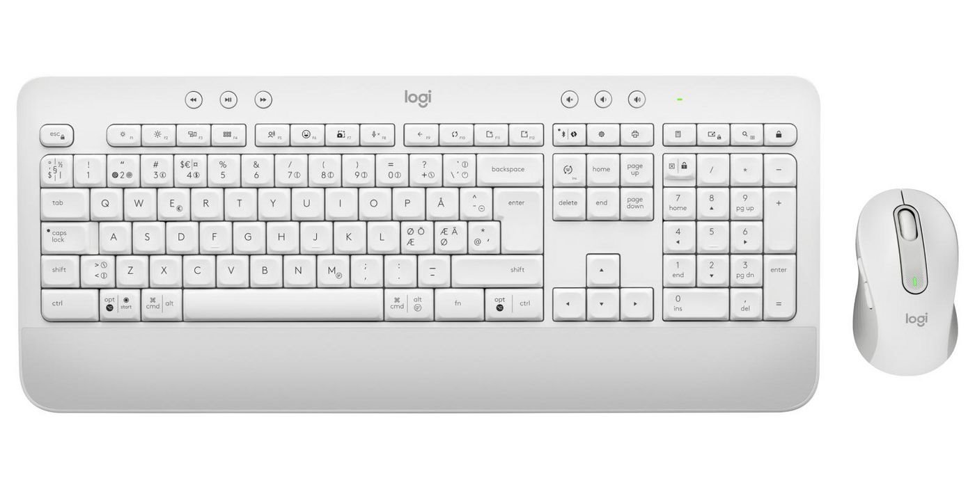 Logitech Signature MK650 Combo For Business Tastatur Og Mus-Sæt Pressestempel TRÅDLØS