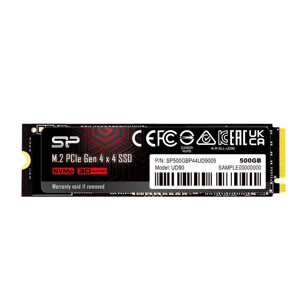 Silicon Power Solid State-Drev Ud90 500GB M.2 Pci Express 4.0 X4 (NVMe)