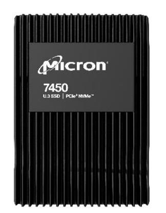 Micron 7450 PRO 3.84 TB Solid State Drive - 2.5" Internal - U.3 (PCI Express NVMe 4.0) - Read Intensive - TAA Compliant