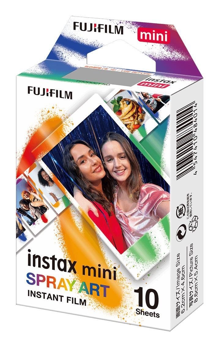 Fujifilm Instax Mini Spray Art Farvefilm Til Umiddelbar Billedfremstilling (Instant Film) Iso 800