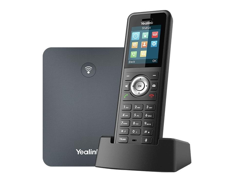 Yealink W79P Ledningsfri VoIP Telefon Sort Klassisk GRÅ