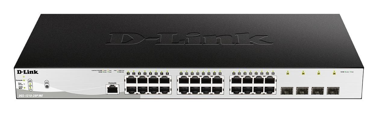 D-Link DGS 1210-28P/Me Switch 28-Porte Gigabit PoE