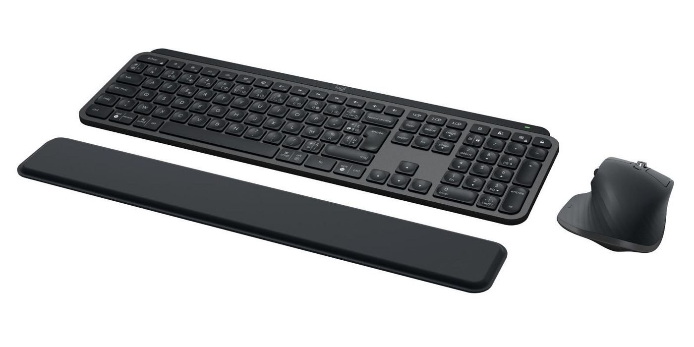 Logitech MX Keys Combo for Business Keyboard & Mouse - AZERTY - French