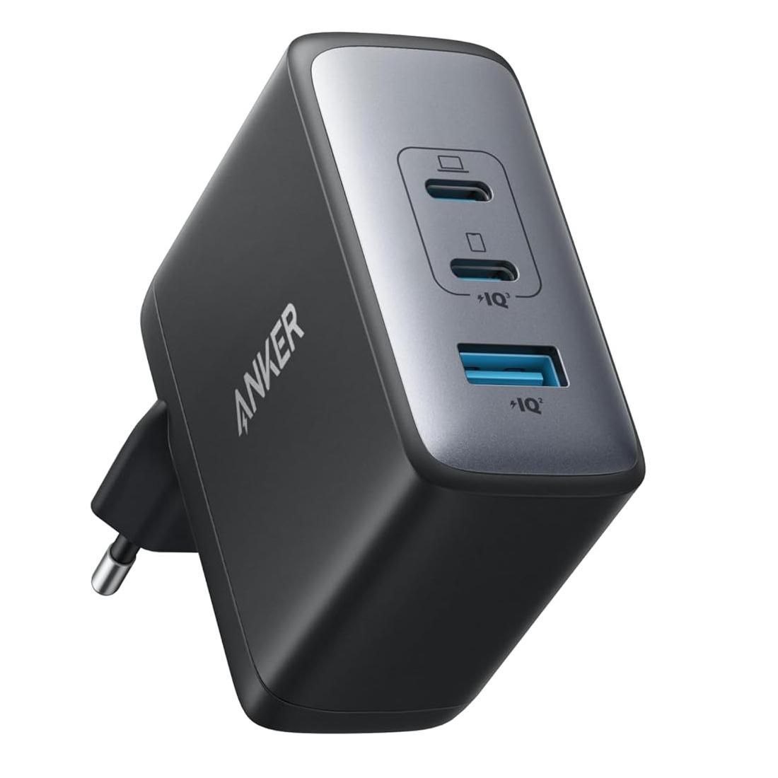 Anker Strømforsyningsadapter 100Watt Europlug (STRØM Cee 7/16) GaN