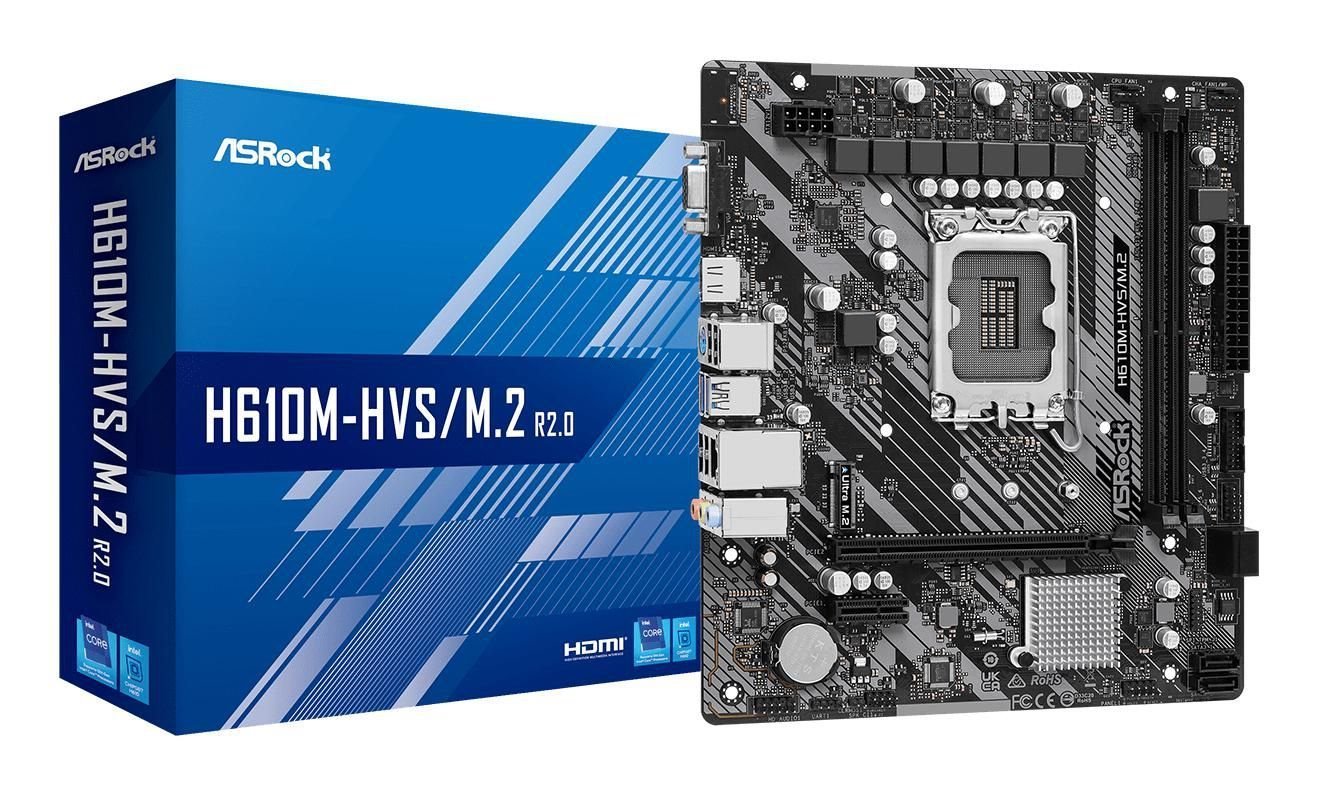 ASRock H610M-HVS/M.2 R2.0 Micro-ATX Lga1700 Intel H610