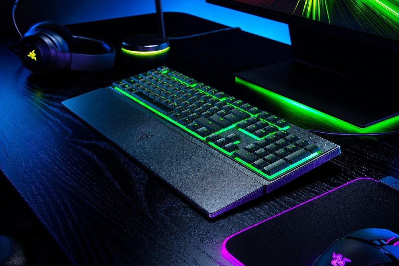 Razer Ornata V3 X Tastatur Membran RGB Chroma Kabling Usa