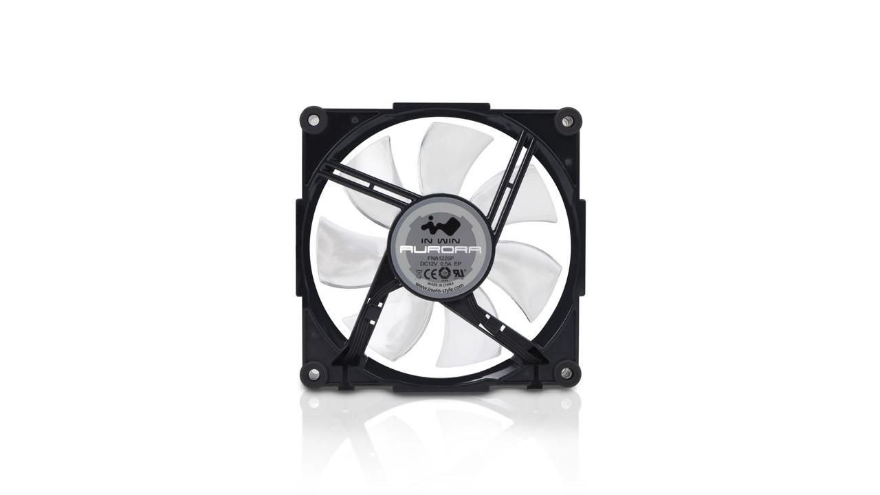 Inwin In Win Aurora Computerkabinet Ventilator 12 CM Sort, Hvid 1 STK