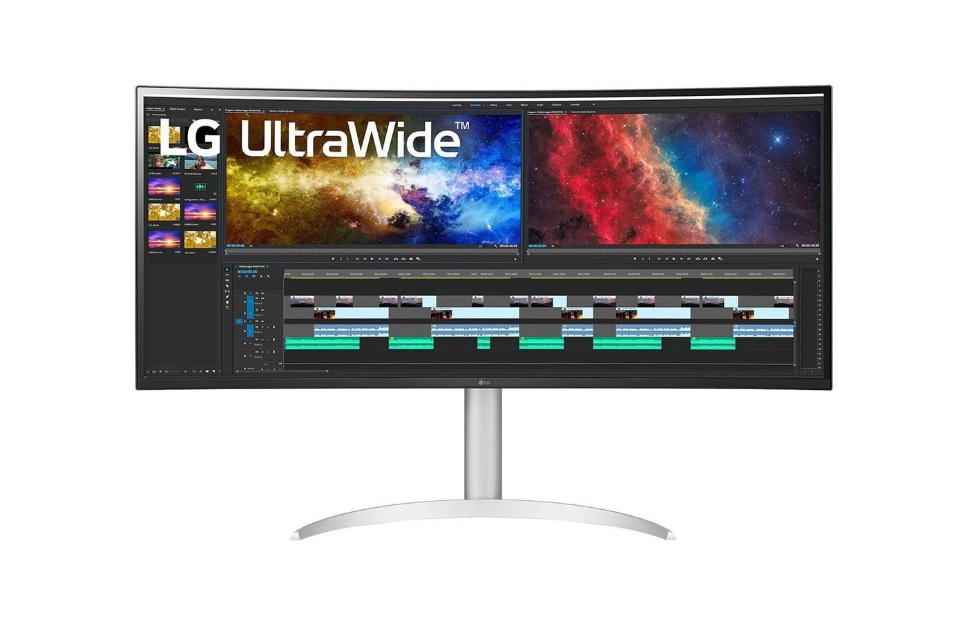 LG UltraWide 38BQ85C-W 38 3840 X 1600 (UltraWide) Hdmi DisplayPort Usb-C 75Hz Dockingskærm