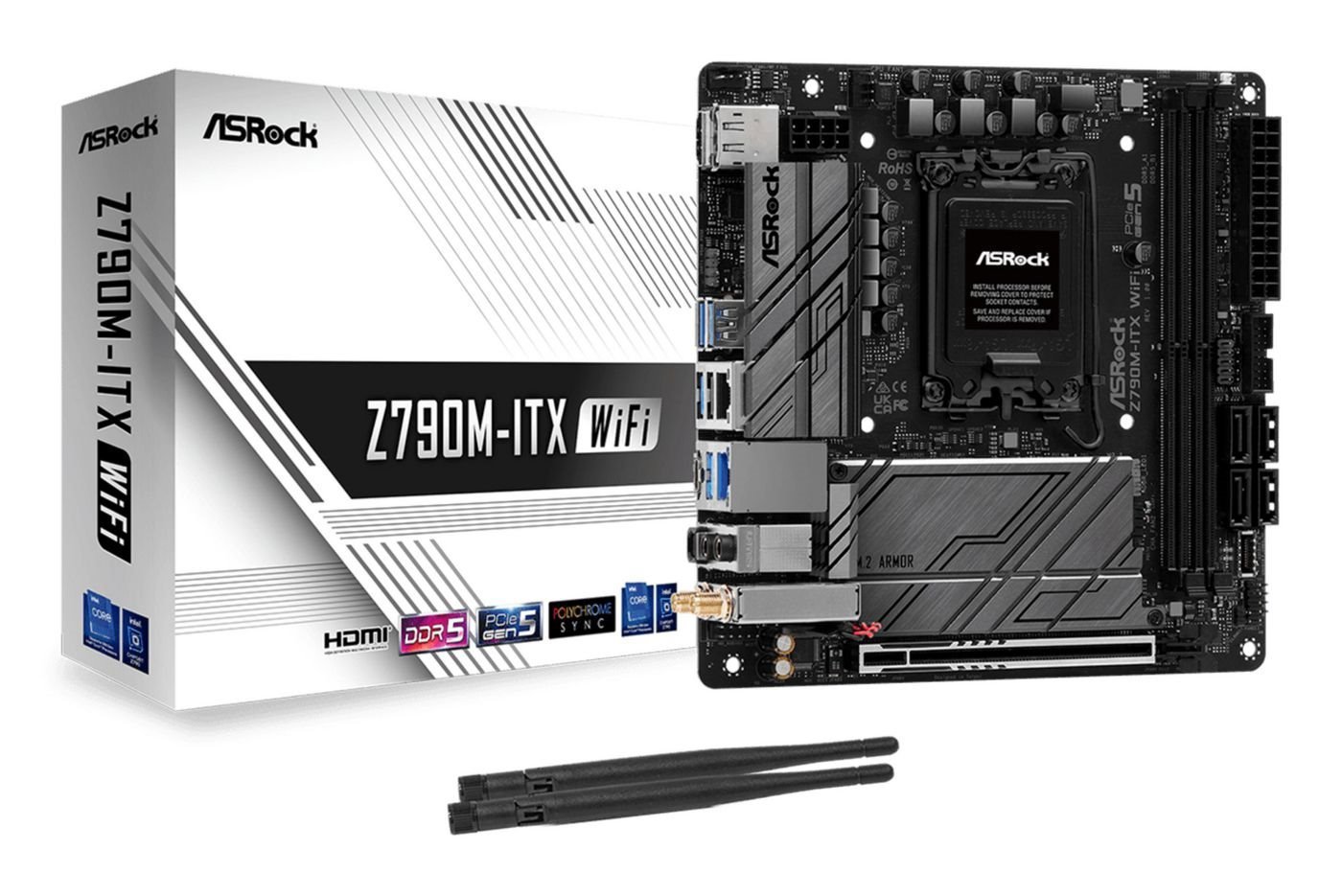 ASRock Z790m-Itx WiFi Intel Lga 1700 Mini-ITX Motherboard - Retail