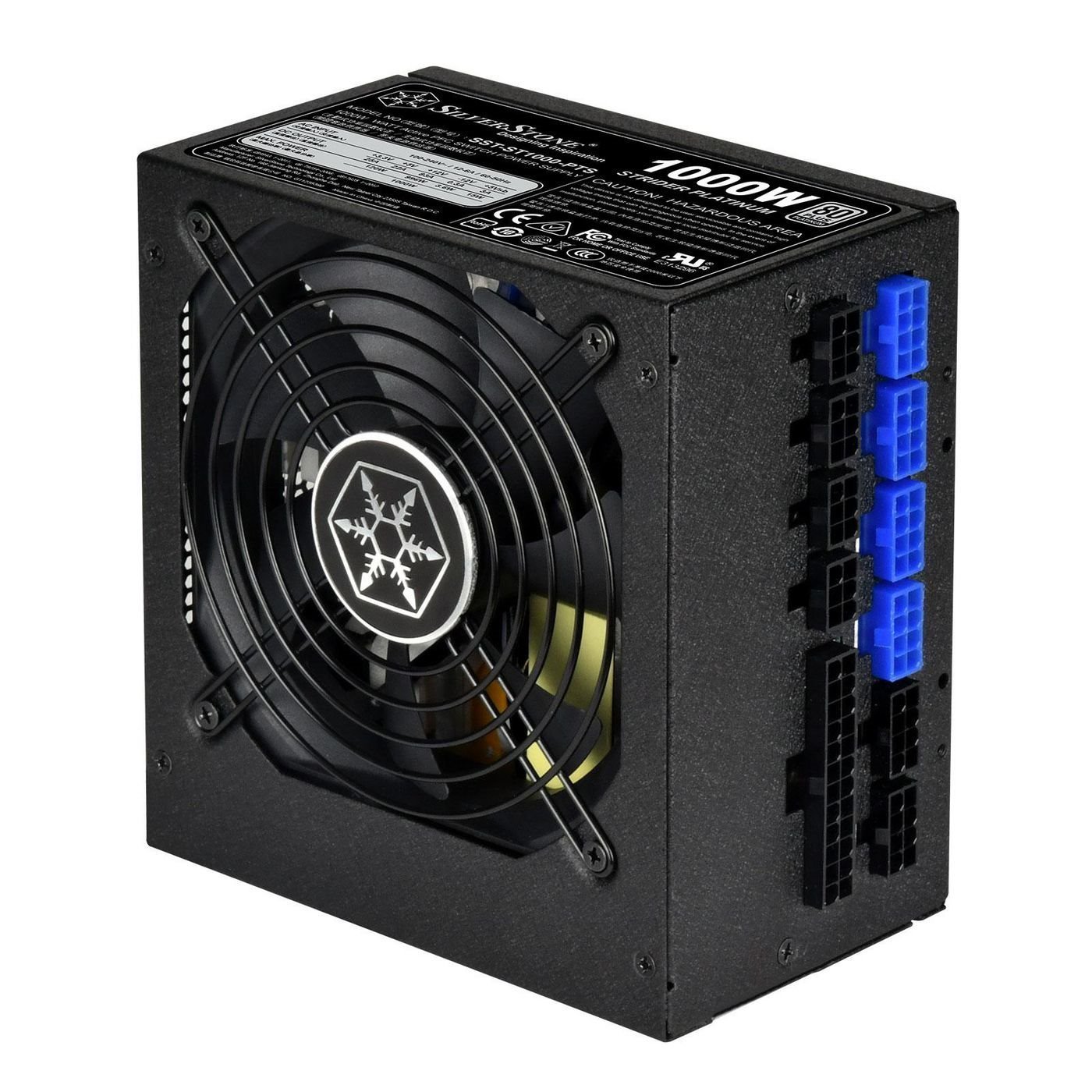 SilverStone Strider Platinum Series ST1000-PTS Strømforsyning 1000Watt
