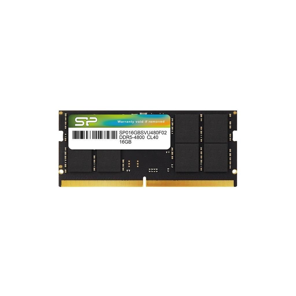 Silicon Power DDR5 Sdram 16GB 4800MHz CL40 On-Die Ecc So Dimm 200-Pin
