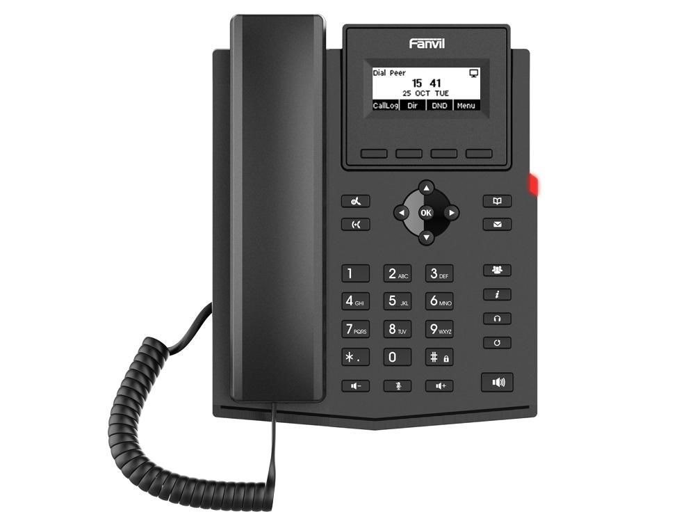 Fanvil X301P IP-telefon Sort 2 Linier LCD