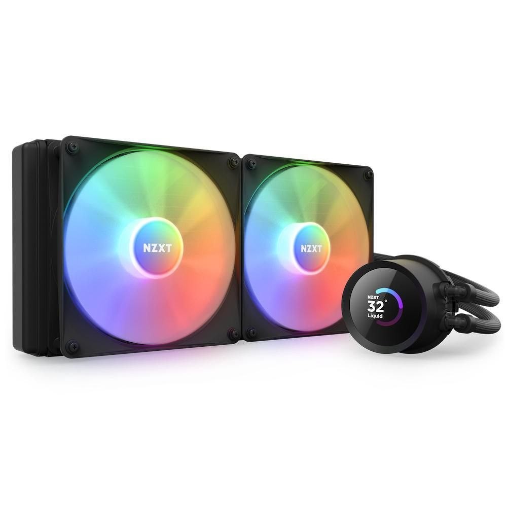 NZXT Kraken 280 RGB Processors Flydende Kølesystem 1-Pack Sort 140 MM