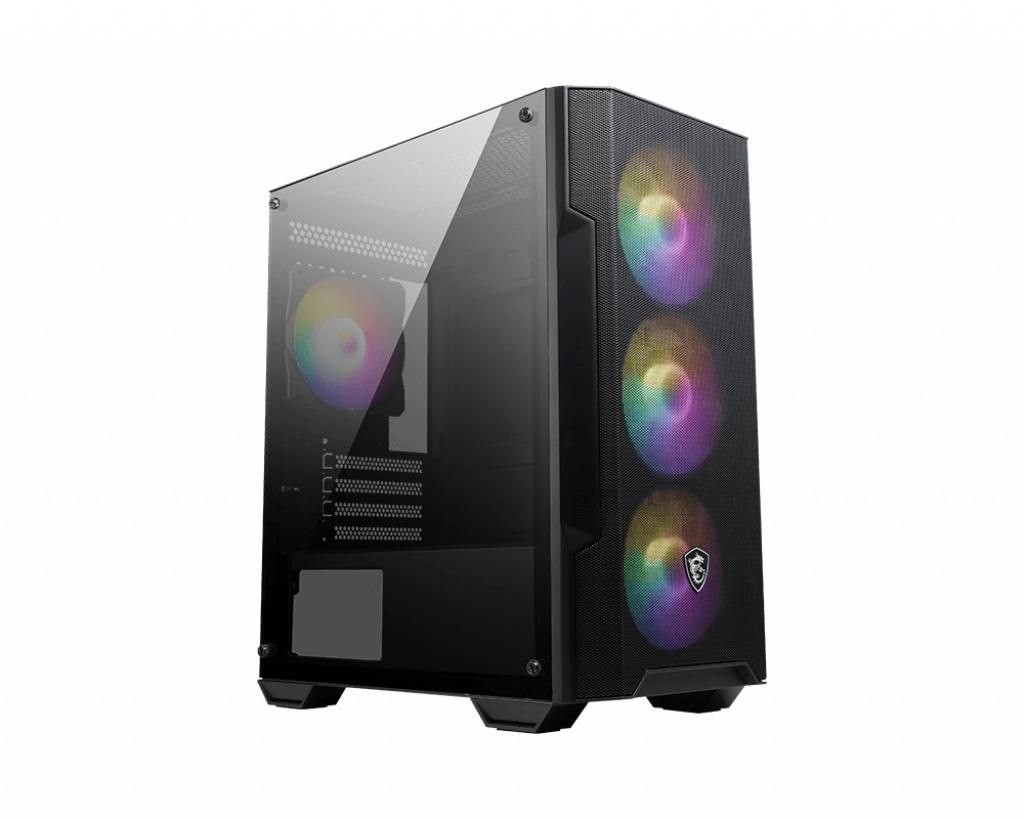 Msi Mag Forge M100a TÅRN Micro Atx Ingen Strømforsyning Sort
