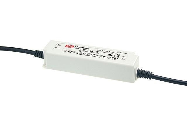 Mean Well LPF-25-36 Strømadapter Og Vekselret Indendørs 25 W Hvid