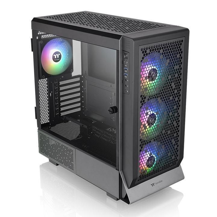 Thermaltake Ceres 500 TG Argb TÅRN Udvidet Atx Ingen Strømforsyning Sort