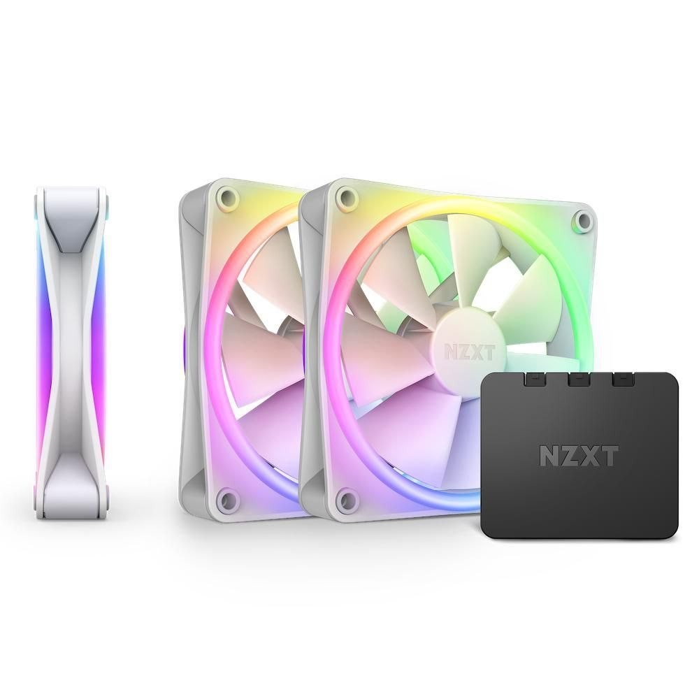 NZXT F Series F120 RGB Duo Triple Pack Fan 1-Pack Hvid 120 MM