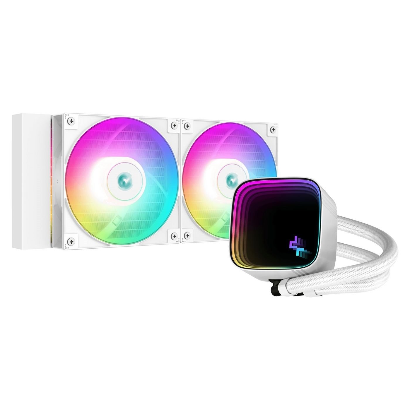 Deepcool Infinity Series LS520 Se Processors Flydende Kølesystem 1-Pack Hvid 120 MM
