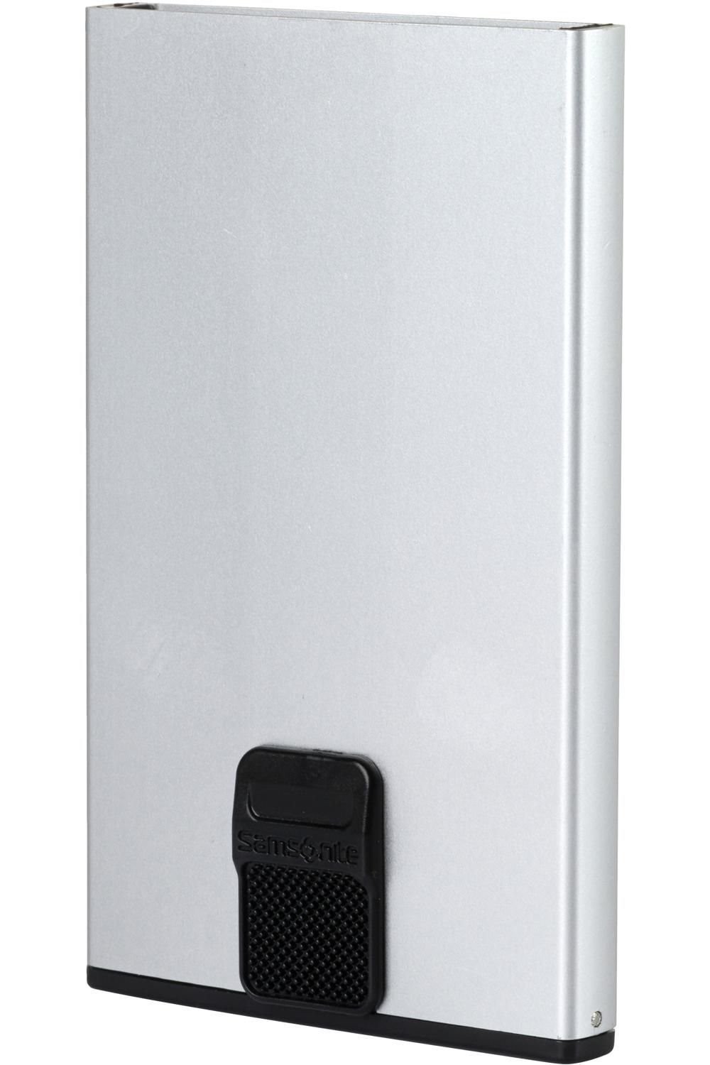 Samsonite Alu Fit Kort-Etui Aluminium