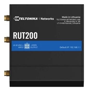 Teltonika Rut200 TRÅDLØS Router Din Monterbar PÅ Skinne