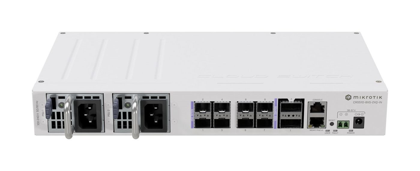 MikroTik Crs510-8Xs-2Xq-In Switch 100 Gigabit