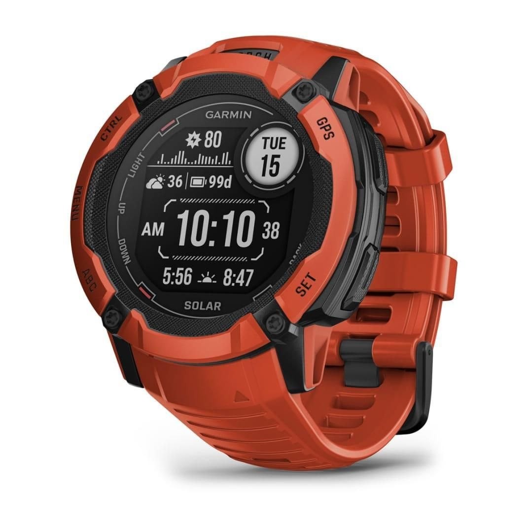 Garmin Instinct 2X Solar 50 MM RØD Smart Ur