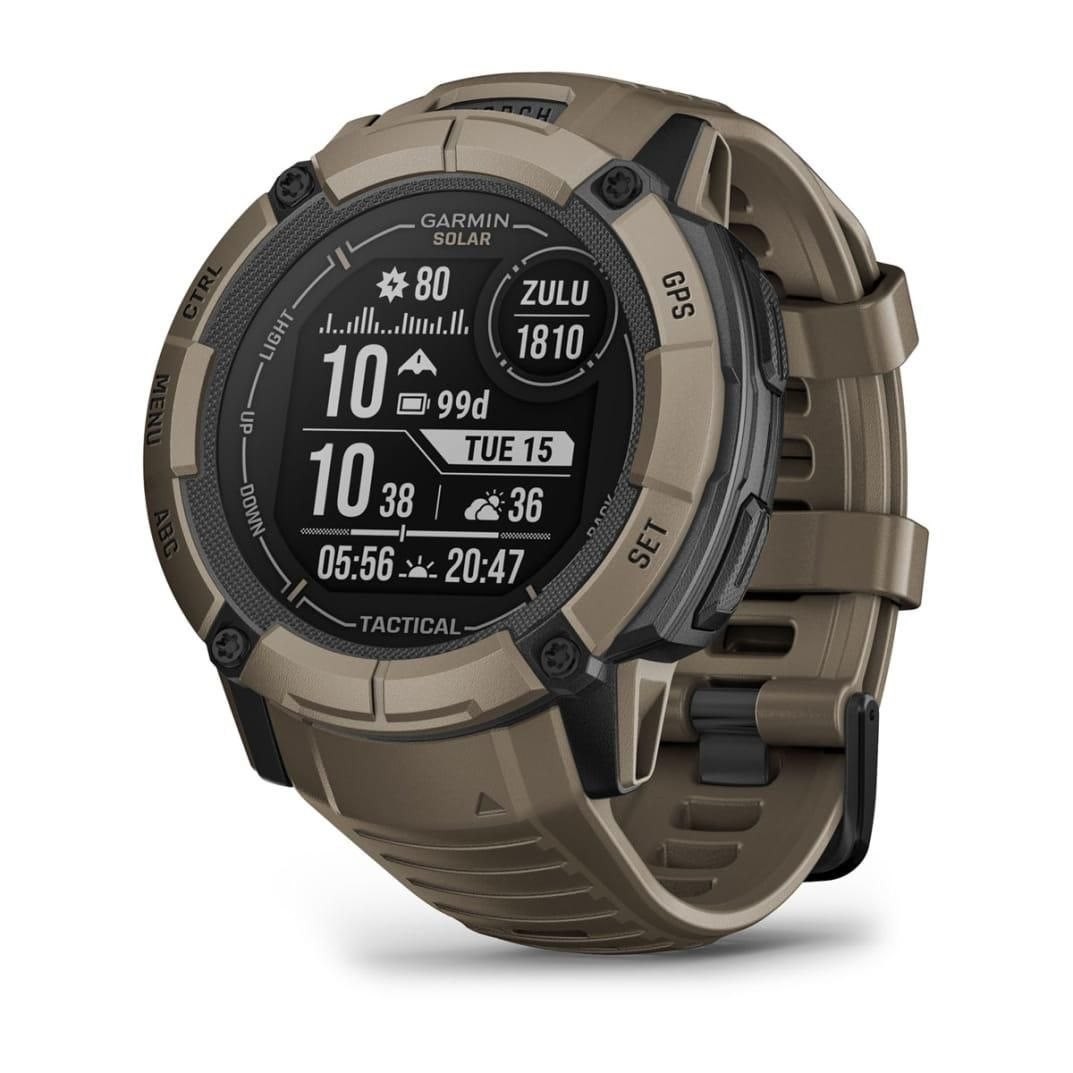 Garmin Instinct 2X Solar 50 MM Brun Smart Ur