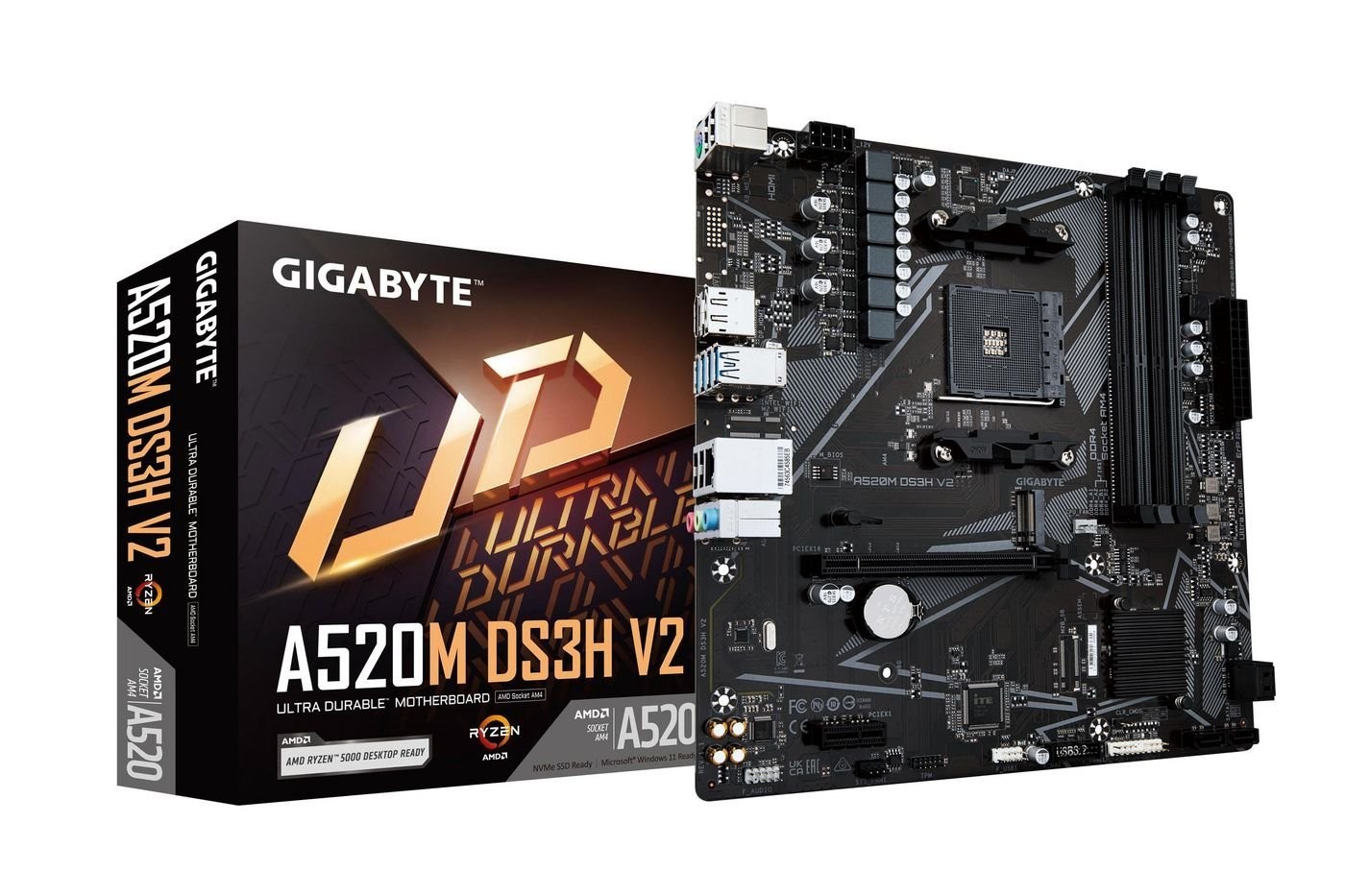 Gigabyte A520m DS3H V2 - Bundkort