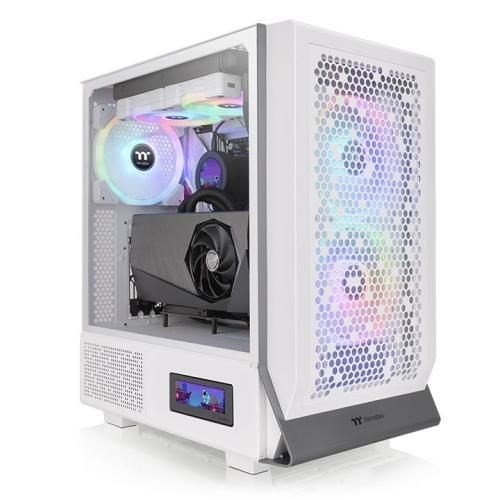 Thermaltake Ceres 300 TG Argb Snow TÅRN Udvidet Atx Ingen Strømforsyning Hvid