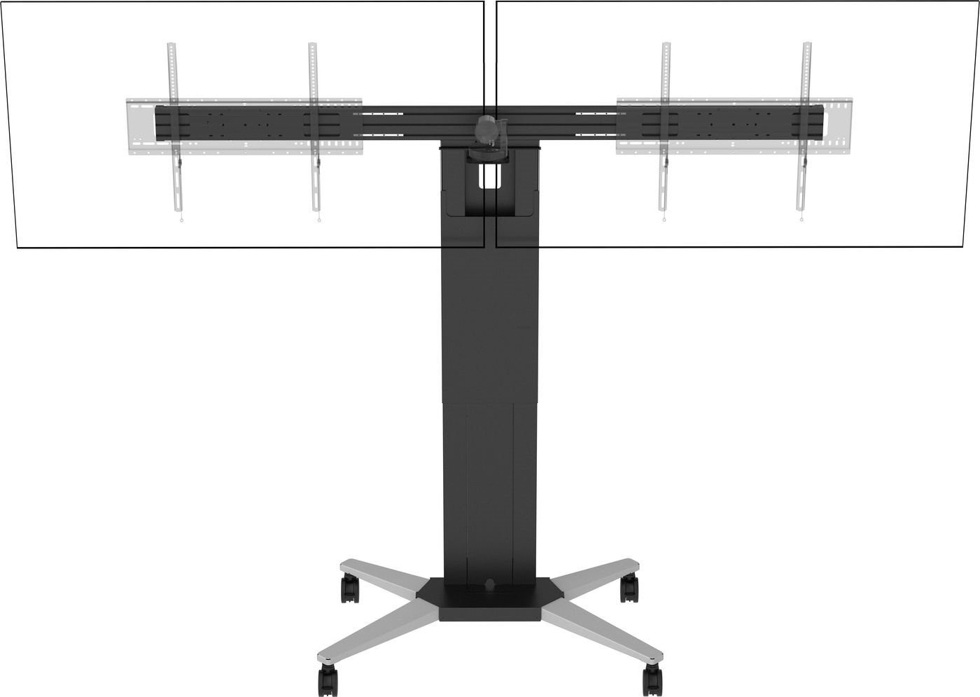 Vision VFM-F51T Vogn Med Hjul 2 LCD / Plasmapaneler 55-86
