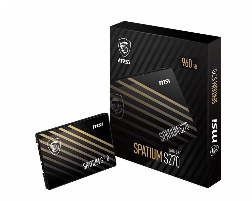 Msi Spatium Solid State-Drev S270 240GB 2.5 Serial Ata-150 Serial Ata-300 Serial Ata-600