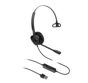 Fanvil Ht301-U Hovedtelefoner/Headset Ledningsført Kontor/Callcenter Usb Type-A Sort