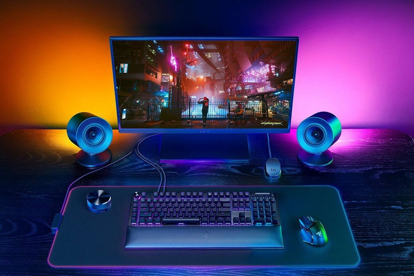 Razer Nommo V2 Pro 2.1-Kanal Højttalersystem Sort