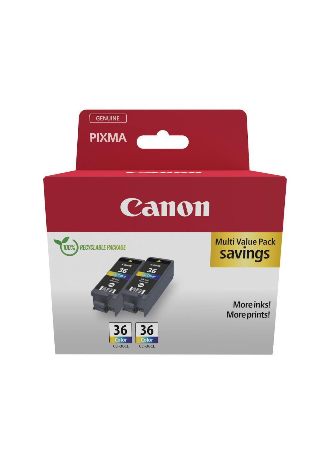 Canon CLI-36 Original Inkjet Ink Cartridge - Twin-pack Pack