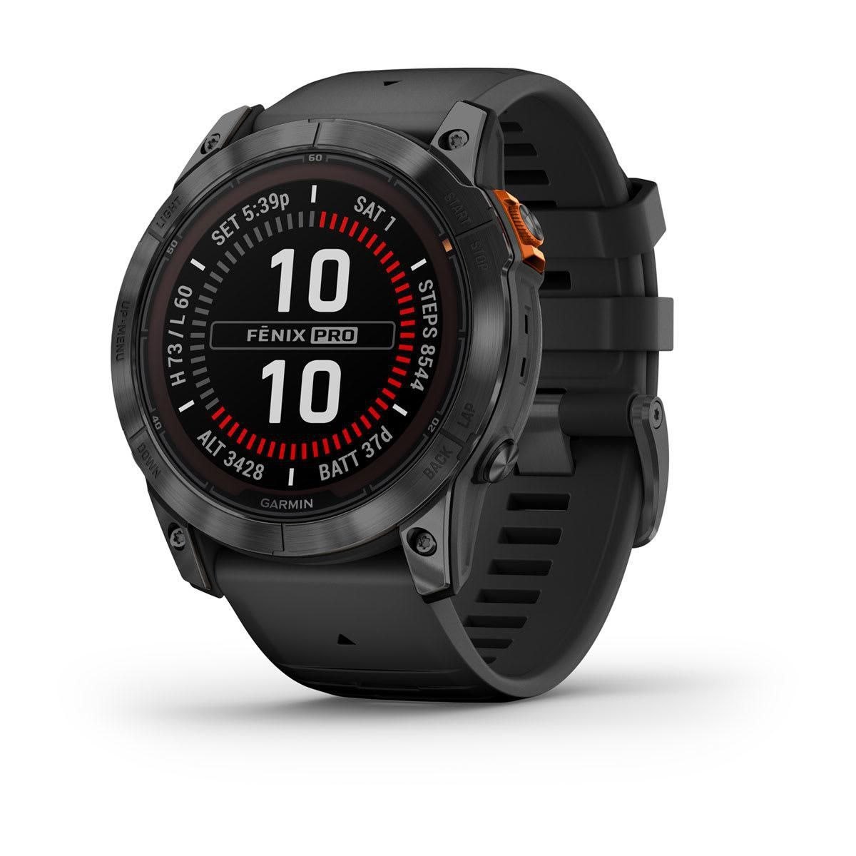 Garmin Fenix 7X Pro 51 MM Sort GRÅ Sportsur