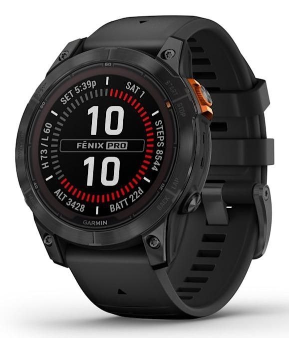 Garmin Fenix 7 Pro Solar 47 MM Sort GRÅ Sportsur