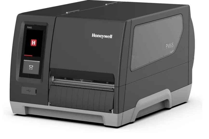 Honeywell PM65A Thermal Transfer Printer - Monochrome - Plain Paper Print - Bluetooth - Wireless LAN - US
