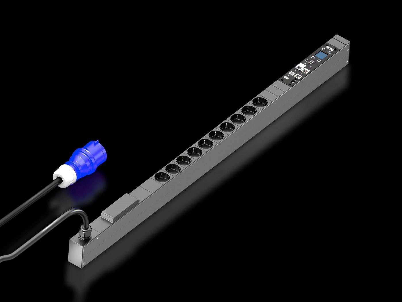 Rittal Pdu Metered 16A/1P Cee 10xCEE 7/3 Schuko