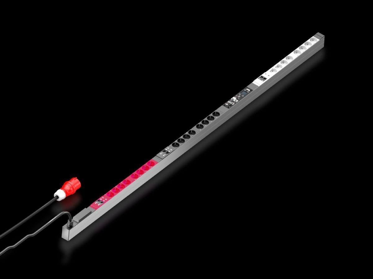 Rittal Pdu Metered 32A/3P Cee 24 X Cee7/3 Schuko