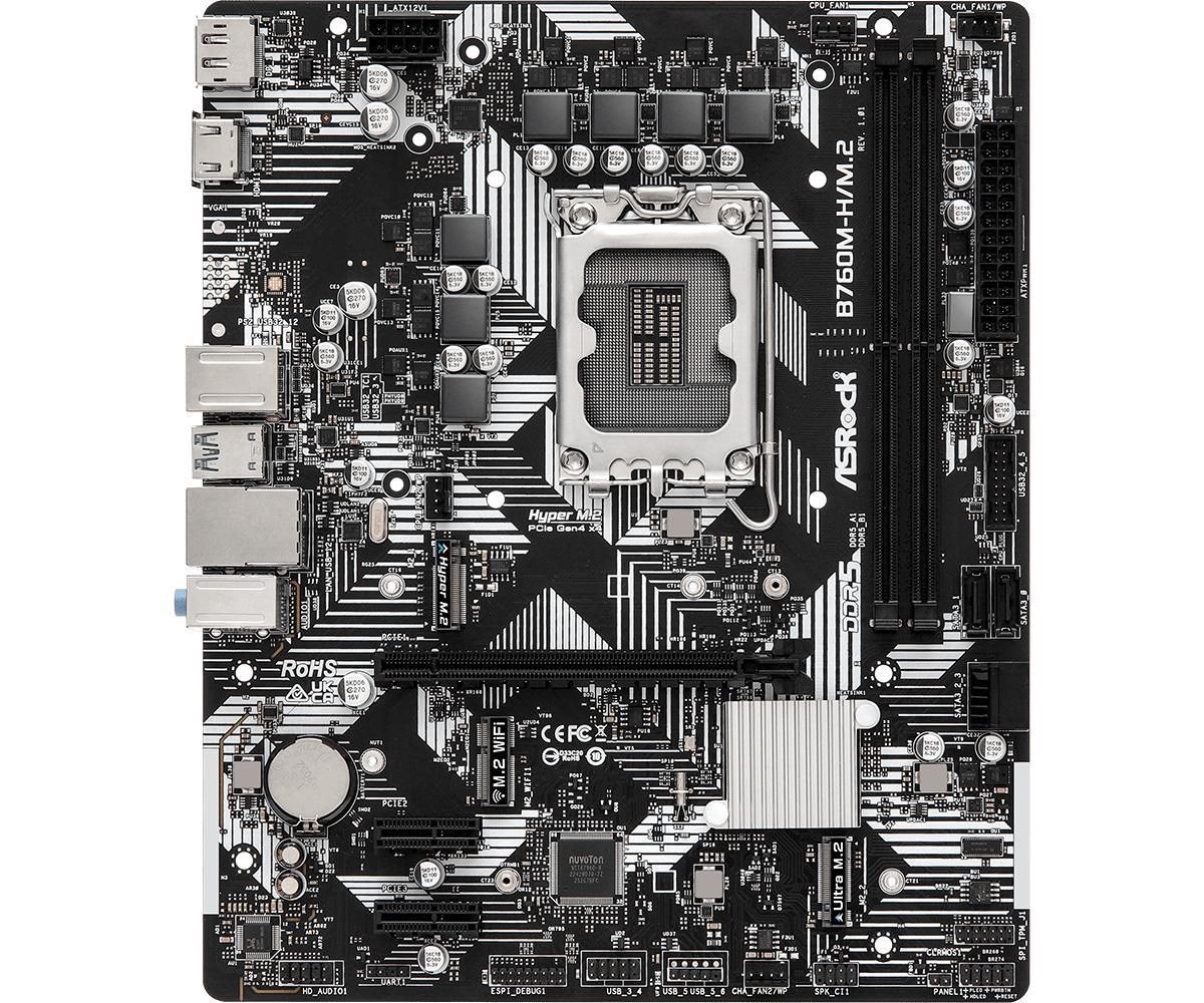 Asrock B760M-HDV/M.2 - Matx DDR5 Lga1700
