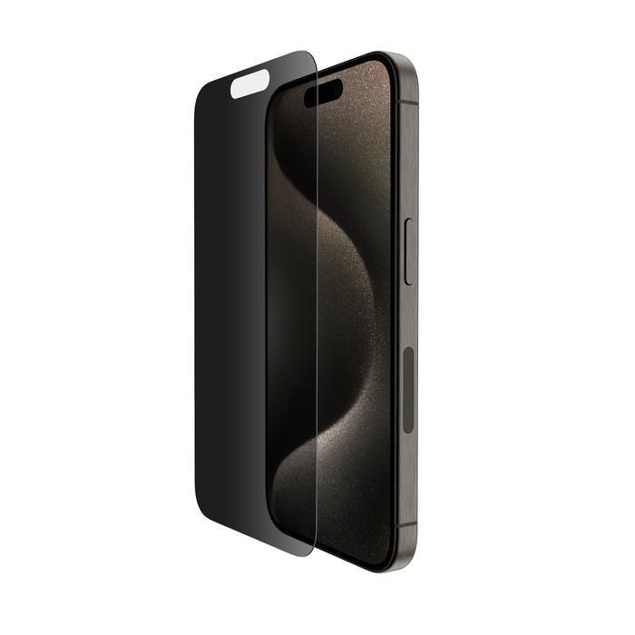 Belkin Glass Privacy Screen Protector for iPhone 15 Pro