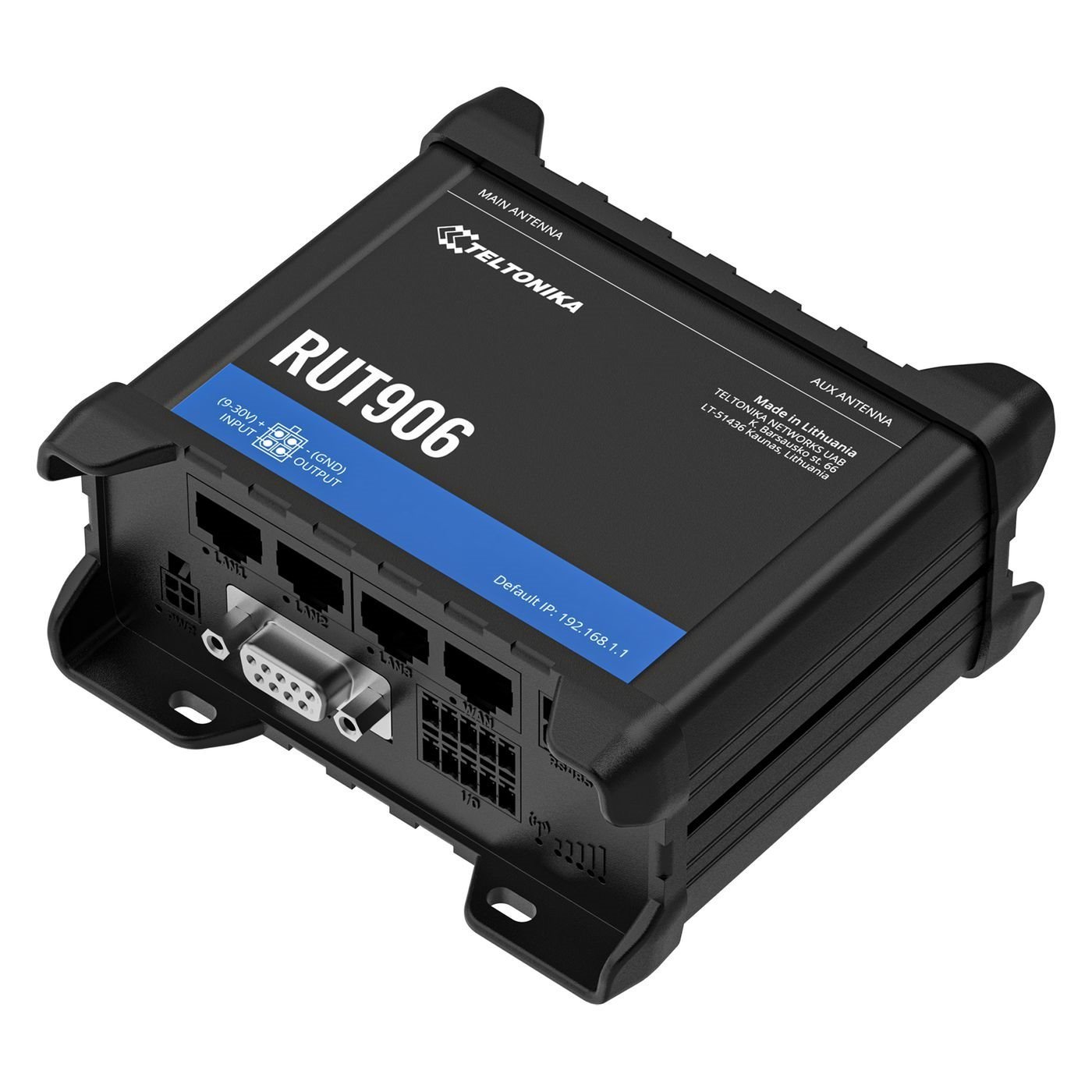 Teltonika Rut906 TRÅDLØS Router Din Monterbar PÅ Skinne