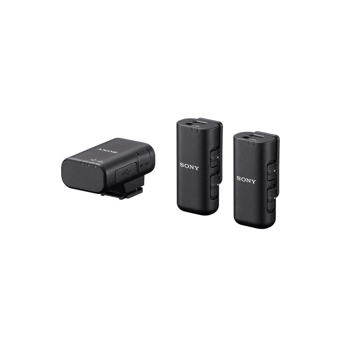 Sony Ecm-W3 TRÅDLØST Mikrofonsystem TRÅDLØS Kabling -20dBFS Mono Omni-Directional Sort