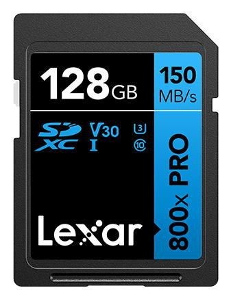 Lexar High Performance Pro Blue Series SDXC Uhs-I Memory Card 128GB 150MB/s