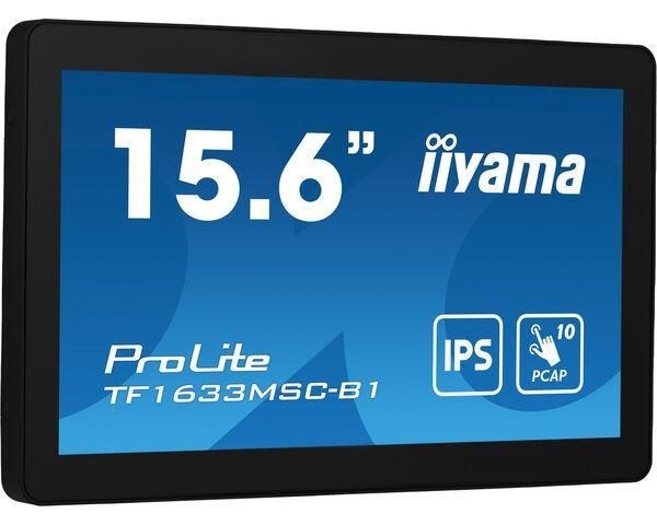 Iiyama ProLite TF1633MSC-B1 15.6 1920 X 1080 (Full HD) Hdmi DisplayPort 60Hz